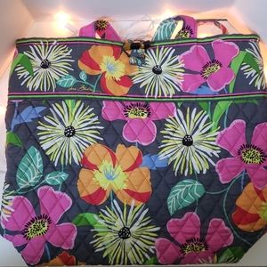 Vera Bradley Jazzy Blooms Tote Bag